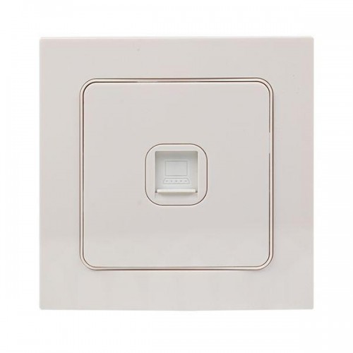 Розетка компьютерная 1-м Стокгольм RJ45 механизм бел. PROxima EKF EYK01-035-10