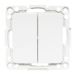 Выключатель 2-кл. Стокгольм 10А винтов. клеммы механизм бел. PROxima EKF EYV10-123-20