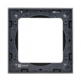 Рамка 1-м Стокгольм металл. черн. PROxima EKF EZM-G-302-10