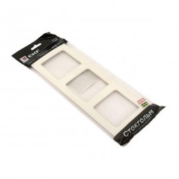 Рамка 3-м Стокгольм бел. PROxima EKF EZM-G-302-20