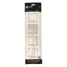 Рамка 4-м Стокгольм бел. PROxima EKF EZM-G-303-20