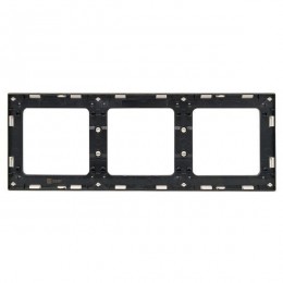 Рамка 3-м Стокгольм бел. с линией цвета черн. PROxima EKF EZM-G-304-20