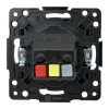 Розетка 1-м СП Стокгольм 16А IP20 с заземл. защ. шторки механизм черн. PROxima EKF EZR16-028-10