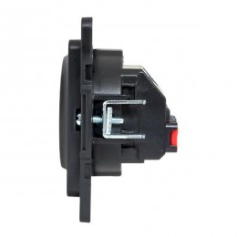 Розетка 1-м СП Стокгольм 16А IP20 с заземл. защ. шторки механизм черн. PROxima EKF EZR16-028-10