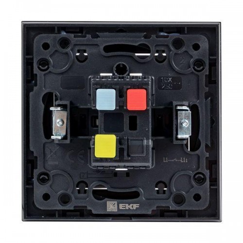 Переключатель проходной 1-кл. Стокгольм 10А механизм черн. PROxima EKF EZV10-025-10