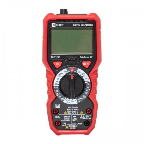 Мультиметр цифровой MS18C Professional EKF In-180701-pm18C