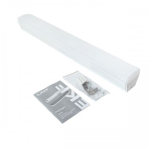 Светильник светодиодный ДБО-60 24Вт 6500К IP20 590х65х70 линейный бел. LUMA EKF LBL-60-24-W-6500