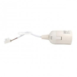 Патрон Е27 подвесной с клеммной колодкой пластик бел. PROxima EKF LHP-E27-w