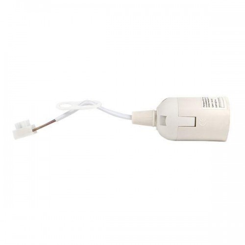 Патрон Е27 подвесной с клеммной колодкой пластик бел. PROxima EKF LHP-E27-w