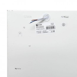 Светильник светодиодный ДВО-1002 36Вт 4000К IP40 595х595х40 призма панель EKF LPL-1002-Z-36-4000-40