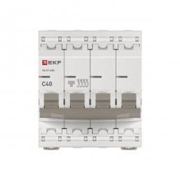 Выключатель автоматический 4п C 40А 4.5кА ВА 47-63N PROxima EKF M634440C