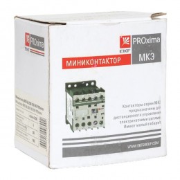 Мини-контактор МКЭ 6А кат. 230В AC 1НО PROxima EKF Mctr-s-6-230