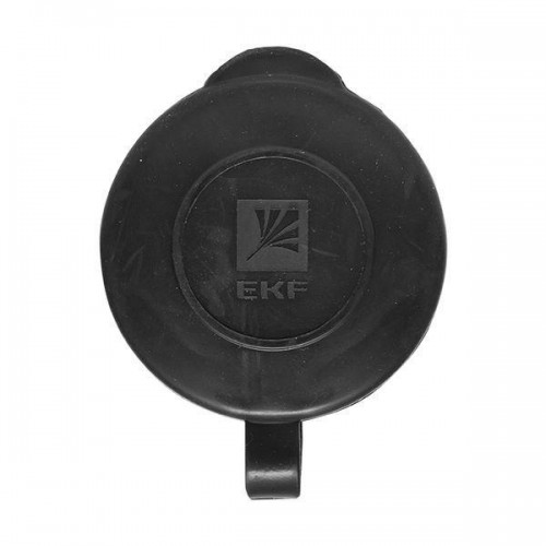Розетка переносная 16А IP44 230В 2P+PE с защ. крышкой каучук PROxima EKF RPS-012-16-230-44-r