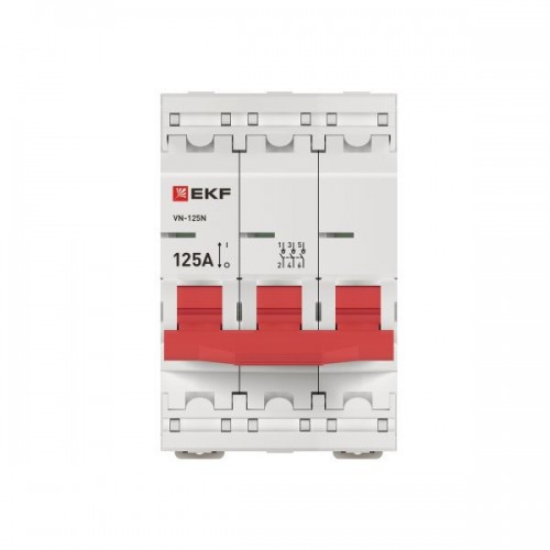 Выключатель нагрузки 3п 125А ВН-125N PROxima EKF S1253125