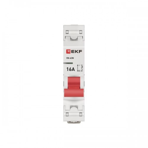 Выключатель нагрузки 1п 16А ВН-63N PROxima EKF S63116