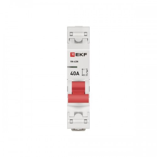 Выключатель нагрузки 1п 40А ВН-63N PROxima EKF S63140