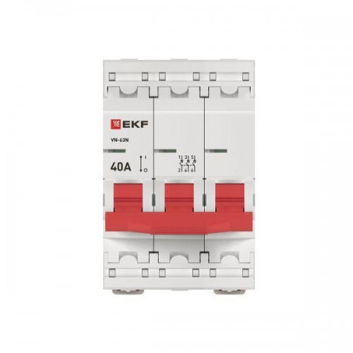 Выключатель нагрузки 3п 40А ВН-63N PROxima EKF S63340