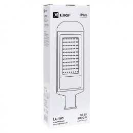 Светильник светодиодный ДКУ-8002-Д 50Вт 5000К IP65 консольный PROxima EKF SLL-8002-50-5000