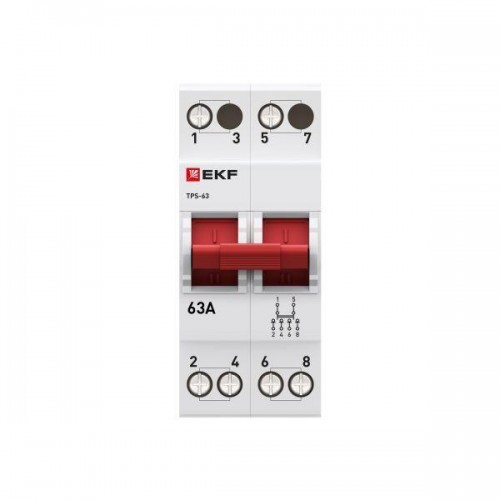 Переключатель трехпозиционный ТПС-63 2P 63А PROxima EKF TPS263
