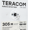 Кабель витая пара U/UTP кат.5e 4 пары solid оболочка PVC сер. TERACOM EKF TRC-5EUTP-04PVC-GY-IN3