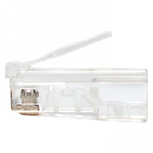 Коннектор RJ-45 TERACOM неэкранированный 8P8C Cat.5E универсальный (уп.10шт) EKF TRC-PLUG-5EUTP-10