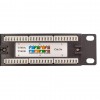 Патч-панель TERACOM 19дюйм кат.5E 1U неэкранированная UTP 24 порта RJ-45 110 IDC EKF TRC-PPNL-5EUTP-1U24