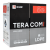 Кабель витая пара F/UTP кат.5e 4 пары solid внешний 24AWG LDPE черн. TERACOM PRO PRO EKF TRP-5EFTP-04PE-BK-OUT3