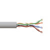 Кабель витая пара U/UTP кат.5e 4 пары solid 24AWG LSZH нг(А)-HF сер. TERACOM PRO EKF TRP-5EUTP-04LSH-GY-IN3