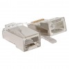 Коннектор RJ-45 экранированный 8P8C 30мкд кат.5e универс. (уп.20шт) TeraLINK PRO EKF TRP-PLUG-5EFTP-20