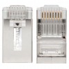 Коннектор RJ-45 экранированный 8P8C 30мкд кат.6 (уп.20шт) TeraLINK PRO EKF TRP-PLUG-6FTP-20