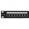 Патч-панель TERACOM PRO 19дюйм кат.5E 1U полный экран STP 24 порта RJ-45 Dual IDC с органайзером EKF TRP-PPNL-5ESTP-1U24