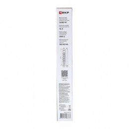 Удлинитель 5х1.5м IP20 2USB 2.4А+2type-C LUX 1.5кв.мм EKF UBA-LUX-515-TC