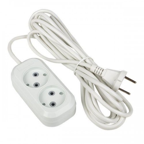 Удлинитель 2х2м без заземл. 10А IP20 Эксперт 2.2кВт ПВС 2х0.75 PROxima EKF UBA10-275-2-02