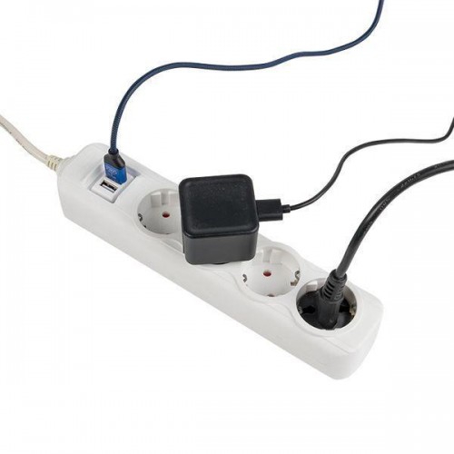 Удлинитель 4х3м 16А IP20 Эксперт 3.5кВт 2хUSB 2.1А ПВС 3х1 PROxima EKF UBA16-2USB-4-03i