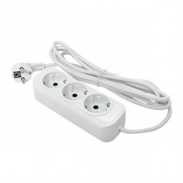 Удлинитель 3х3м с заземл. 16А IP20 Эксперт 3.0кВт ПВС 3х1 PROxima EKF UBA16-310-3-03