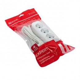 Удлинитель 4х3м с заземл. 16А IP20 Эксперт 3.0кВт ПВС 3х1 PROxima EKF UBA16-310-4-03