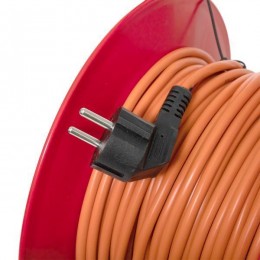 Удлинитель на катушке 4х30м без заземл. 6А IP20 Атлант 2.0 1.3кВт ПВС 2х0.75 PROxima EKF UKA02-06-275-4-30