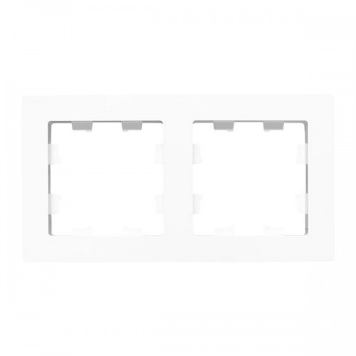 Рамка 2-м Эпика пластик бел. EKF UP1-FPW-02
