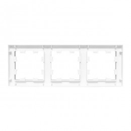 Рамка 3-м Эпика пластик бел. EKF UP1-FPW-03