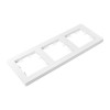 Рамка 3-м Эпика пластик бел. EKF UP1-FPW-03