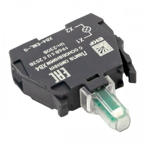 Лампа сменная с основанием XB4 зел. 230В PROxima EKF XB4-EML-G