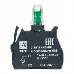 Лампа сменная с основанием XB4 красн. 230В PROxima EKF XB4-EML-R