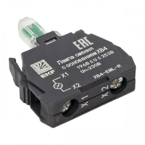 Лампа сменная с основанием XB4 красн. 230В PROxima EKF XB4-EML-R