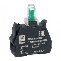 Лампа сменная с основанием XB4 желт. 24В PROxima EKF XB4-ESL-Y