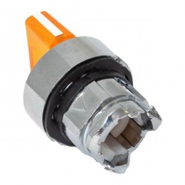 Механизм переключателя исполнительный ХB4 желт. на 2 положения с фиксацией с подсветкой с короткой ручкой PROxima EKF XB4BD2FL-Y