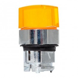 Механизм переключателя исполнительный ХB4 желт. на 2 положения с фиксацией с подсветкой с короткой ручкой PROxima EKF XB4BD2FL-Y