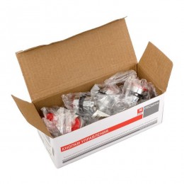 Механизм кнопки исполнительный XB4 красн. плоский возвратный без фиксации с подсветкой PROxima EKF XB4BW-R