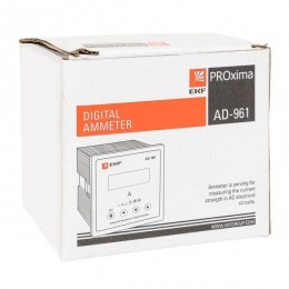 Амперметр цифровой AD-961 1ф на панель 96х96 EKF ad-961