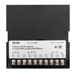 Амперметр цифровой AD-961 1ф на панель 96х96 EKF ad-961