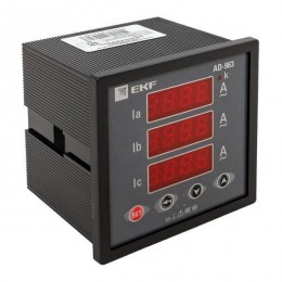 Амперметр цифровой AD-963 3ф на панель 96х96 EKF ad-963